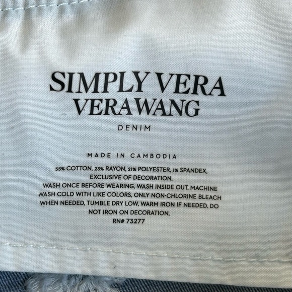 Vera Wang Floral Embroidered Shorts Size 12 - Picture 11 of 15